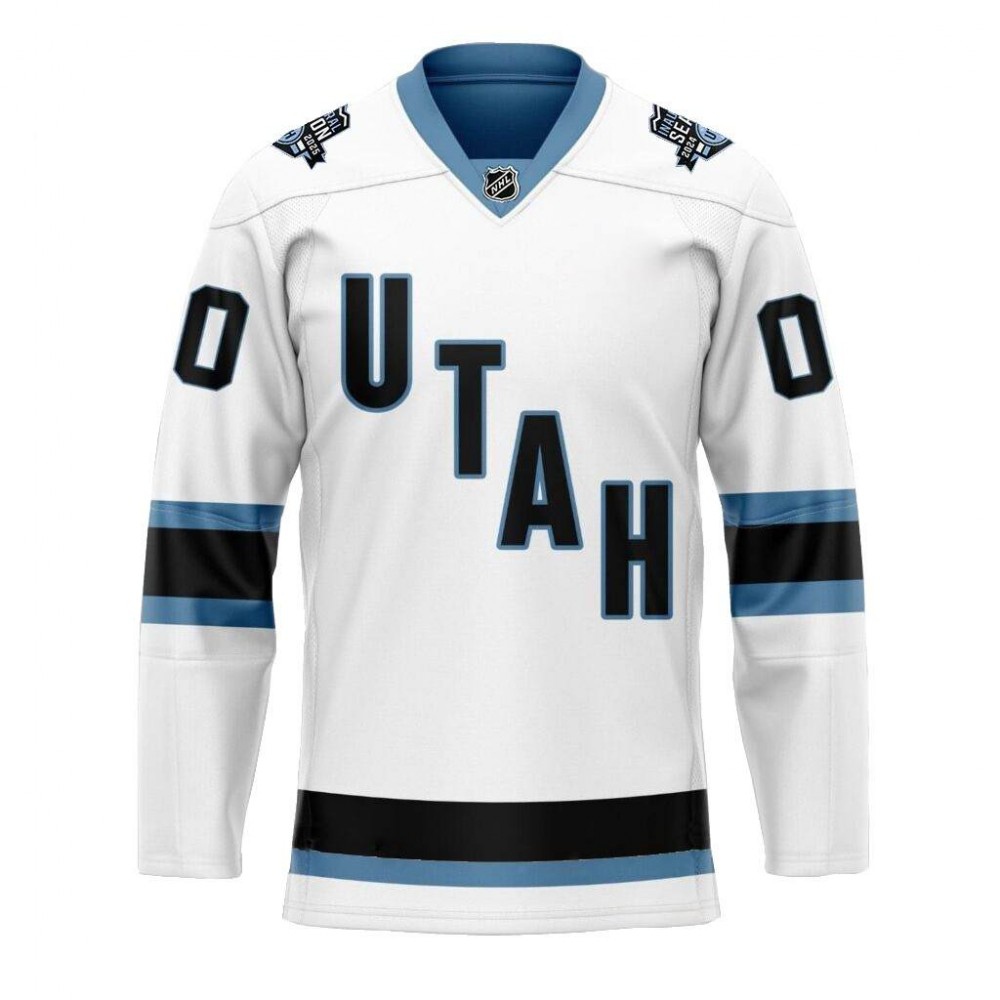 Utah Hockey Club 2024 Away Custom Jersey - White-Pro Kit Vault | Brand New 26/27 Sports Jerseys